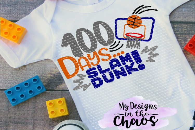 100 days of school svg | School SVG | basketball SVG | Silhouette | Cricut | PNG EPS DXG