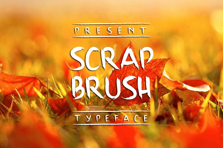 Scrap Brush Typeface
