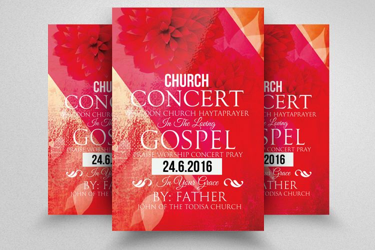 Jesus Church Concert Flyer
