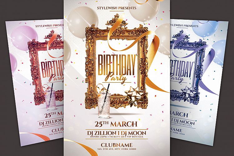 Birthday Party Flyer