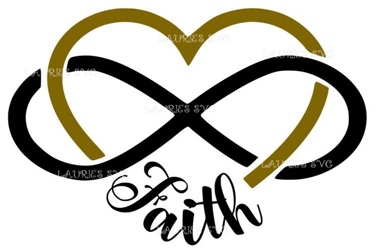 NFINITY HEART FAITH FILE SVG,EPS,DXF,PNG,JPG