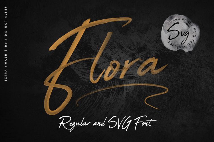 Flora SVG Font