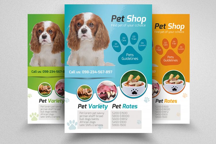 Pets Shop Flyer Template