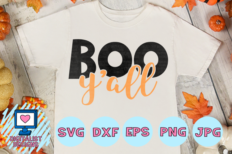 halloween, boo yall, spooky, svg