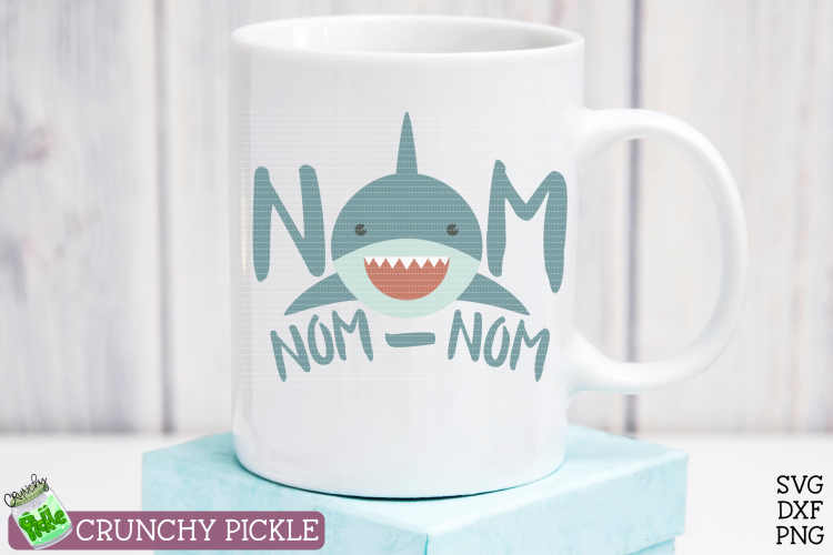 Nom Nom Shark SVG