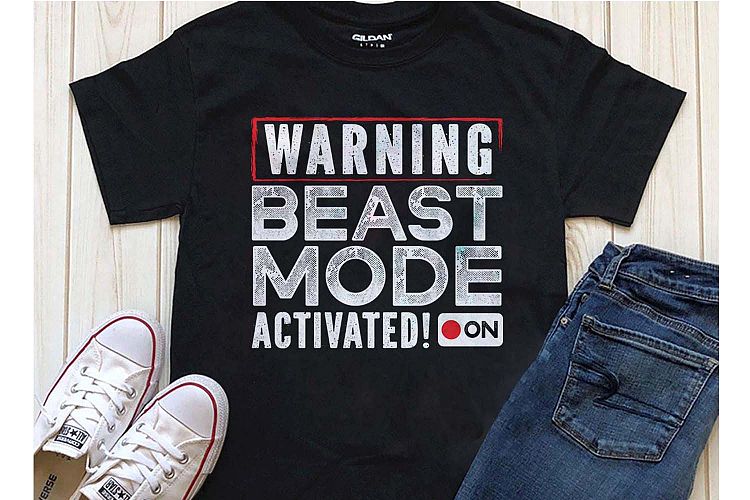 Warning Beast Mode Activitated Printable