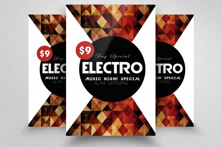 Electro Party Flyer Template