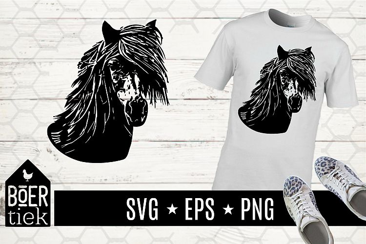 Download Horse head, SVG cutting file (127647) | Cut Files | Design ...