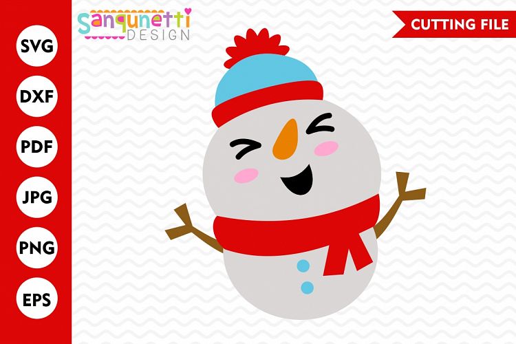 Snowman svg, winter svg, snowman clipart, Christmas svg