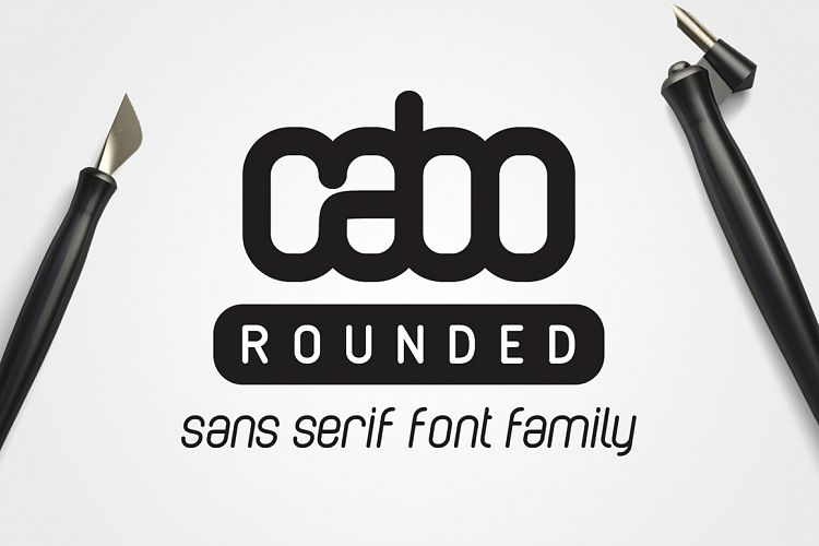 Cabo Rounded Font Family