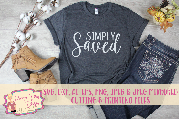 Simply Saved SVG, DXF, AI, EPS, PNG, JPEG