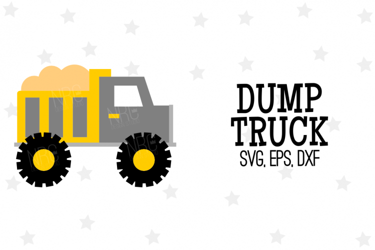 Dump Truck SVG File (48062) | SVGs | Design Bundles