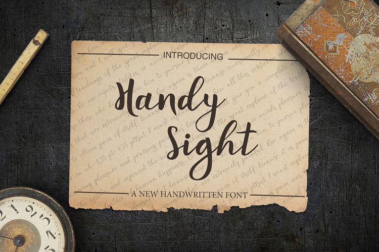 Handy Sight - font