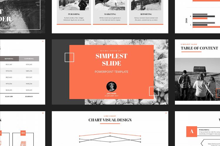 Simplest Slide PowerPoint Template