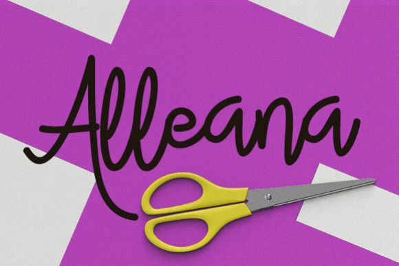 Alleana - Free Font of The Week Font