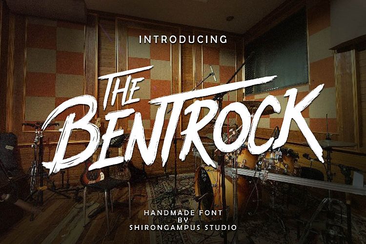 The BentRock Typeface