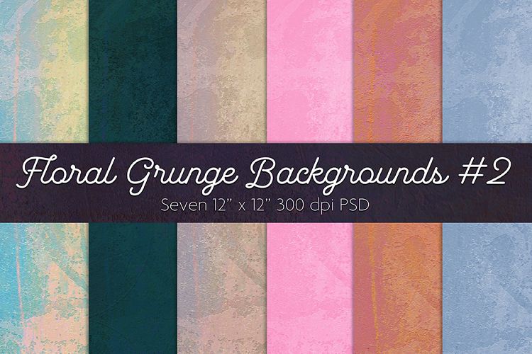 Floral Grunge Background #2