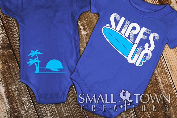 Surfs Up, surfboard, beach baby, baby outfit, SVG Cut Files 