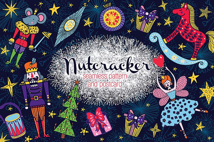 Nutcracker. Christmas story.