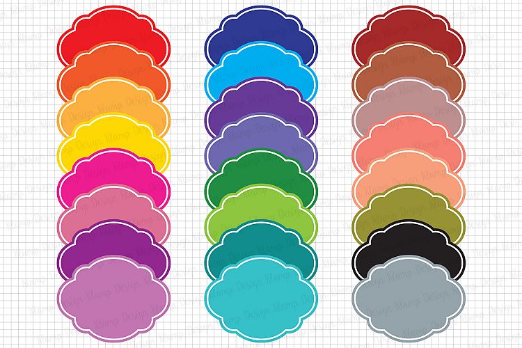 Labels Graphics and Illustrations / Tags and Labels Clip Art / Frames Graphics
