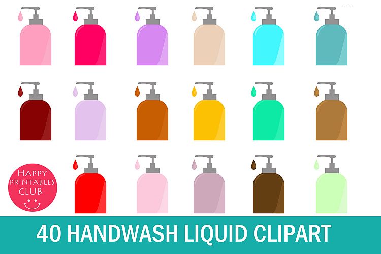 40 Handwash Liquid Clipart- Liquid Hand Wash Clipart