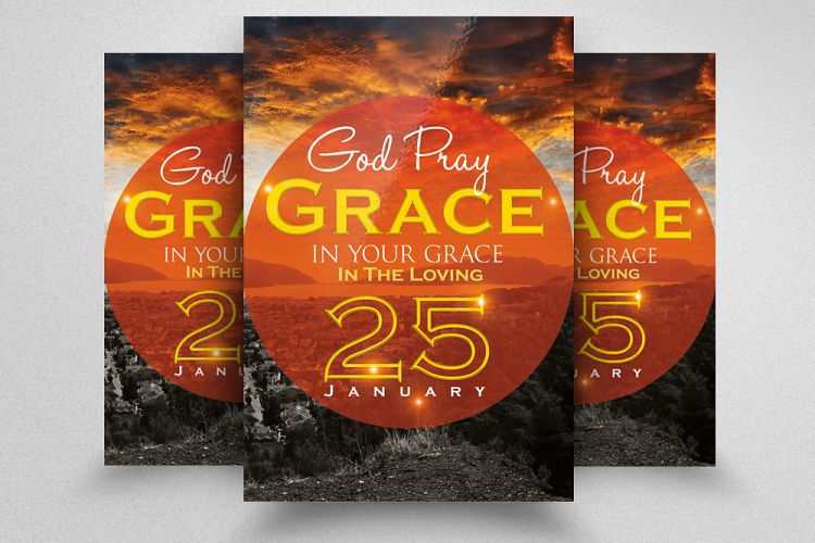 Grace Of God Church Flyer