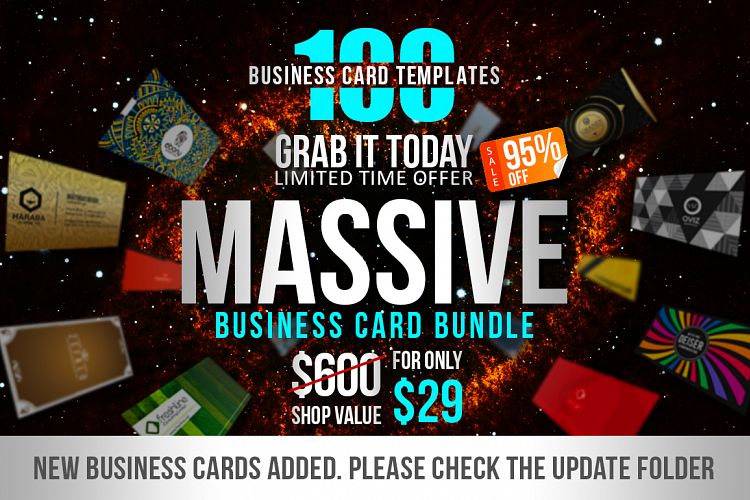 100 Massive Business Card Bundle