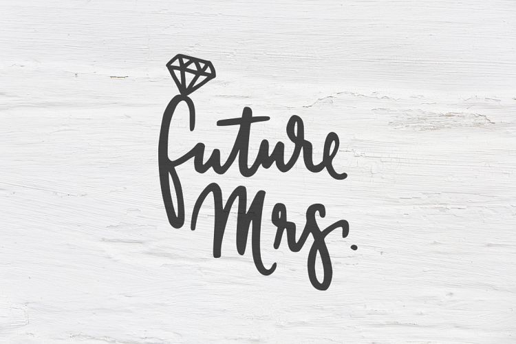 Future Mrs. wedding SVG, EPS, PNG, DXF