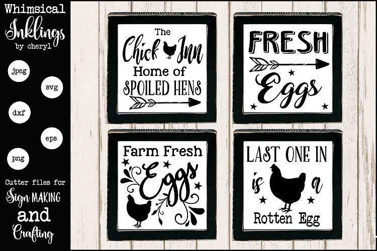 All About Chickens SVG Set