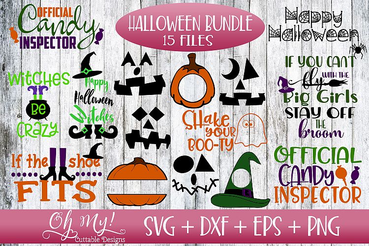 Halloween Bundle 15 SVG DXF EPS PNG