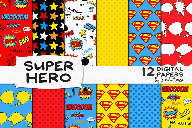 Superhero Patterns