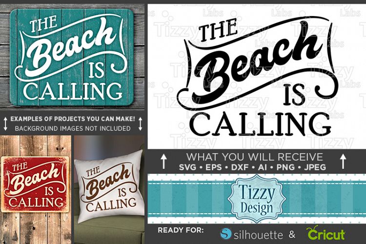 The Beach is Calling SVG Files - Beach Decor - 750
