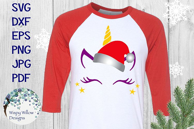 Christmas Santa Unicorn