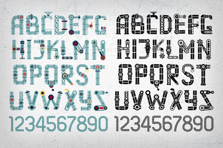 Steampunk Alphabet