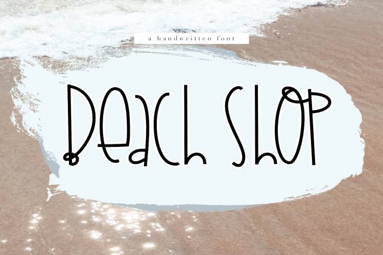 Beach Shop - A Quirky Handwritten Font