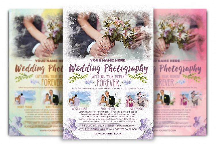Wedding Photography Flyer Template
