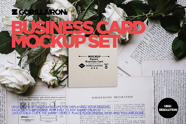 Business Card Mockup Set