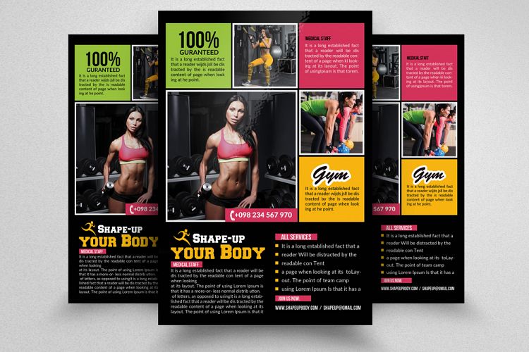Body Fitness Gym Flyer