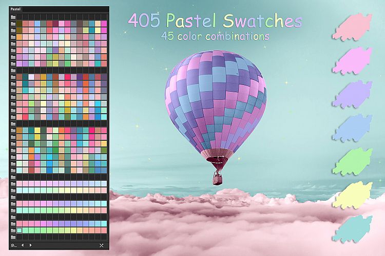 Pastel Colors Ai Swatches