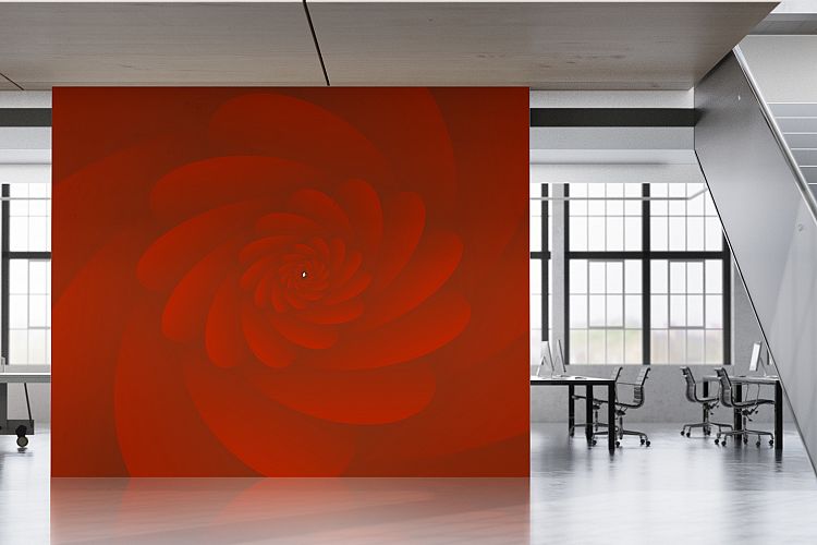3D Image Abstract Rose Flower Background