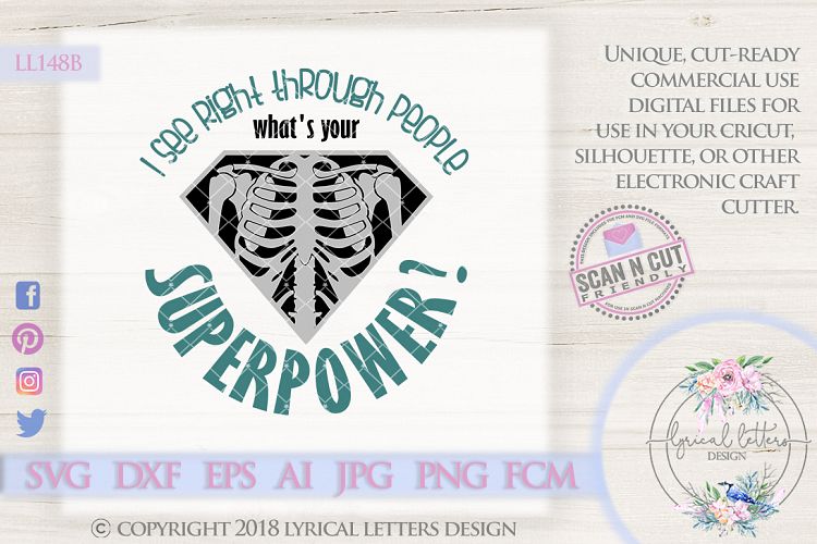 Rad Tech I See Right Through People SVG Cut File LL148B