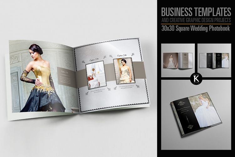 30x30 Square Wedding Photobook