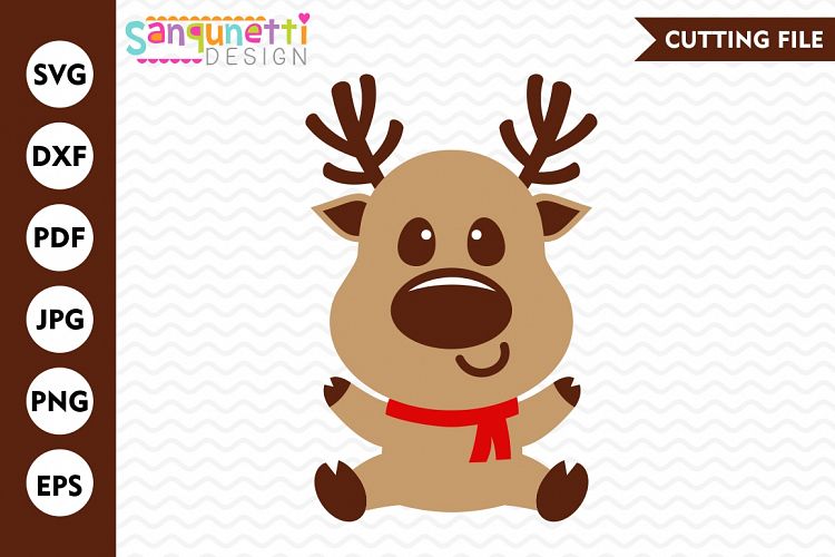 Reindeer SVG, christmas svg, winter svg, reindeer clipart