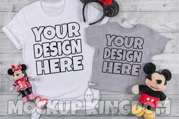 Mommy and Me Mockup, Crew Neck Mockup, Parent Child Mockup