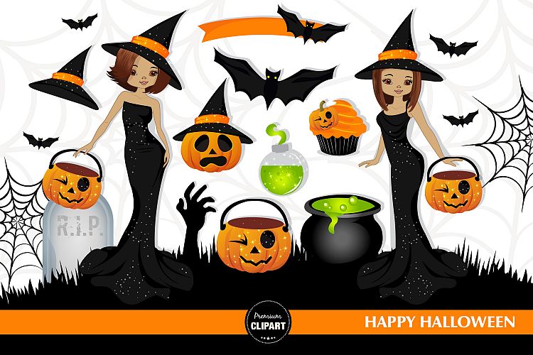 Halloween witch, Halloween illustrations, Halloween pumpkin