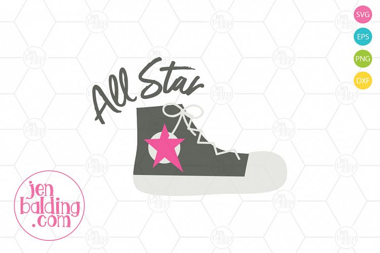 All Star Shoe SVG