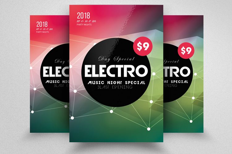 Electro Flyer Template