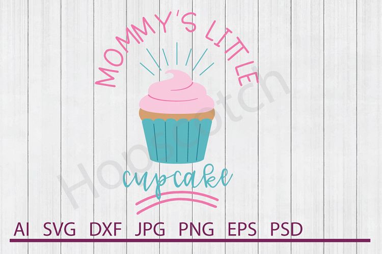 Cupcake SVG, Little Cupcake SVG, DXF File, Cuttable File