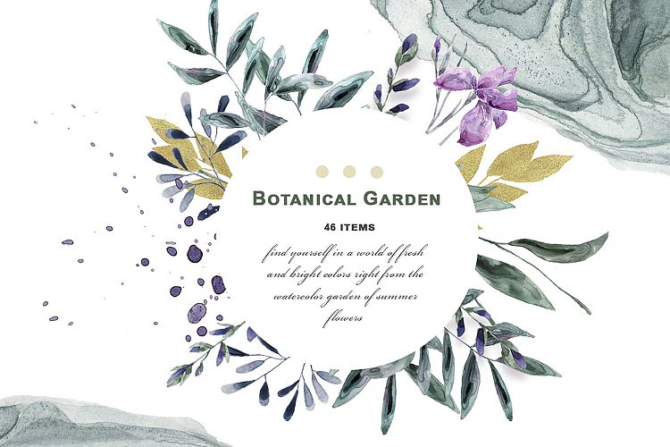 Botanical Garden Watercolor Set