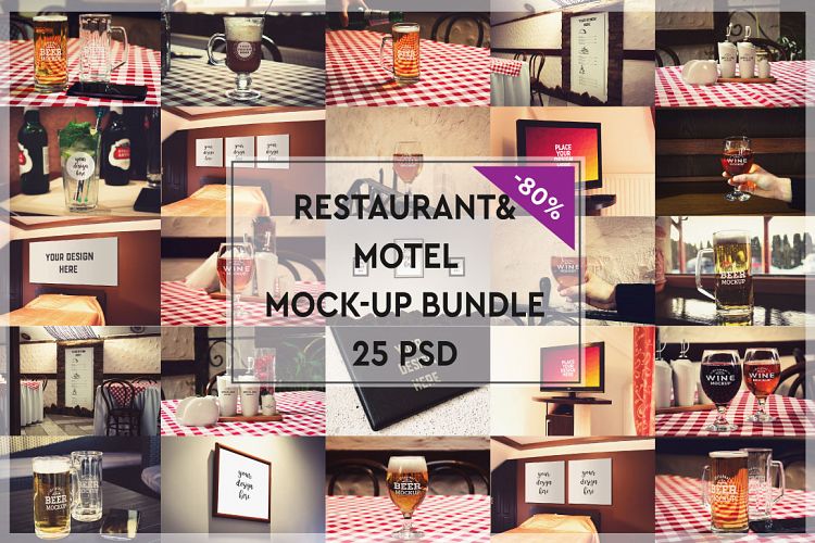 Restaurant Mock-up Bundle #1